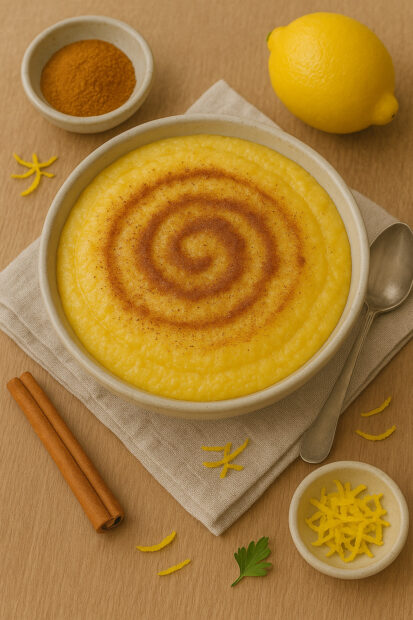 Receitas com polenta: ideias práticas, económicas e cheias de sabor em Alimentação Polenta doce com canela e limão